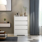 Living Room Sideboard Storage Cabinet with 4 Drawers