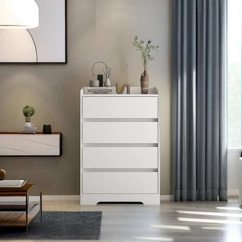 Living Room Sideboard Storage Cabinet with 4 Drawers