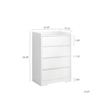 Living Room Sideboard Storage Cabinet with 4 Drawers