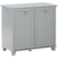 Tilt-Out Laundry Cabinet with Dual Compartment Hamper