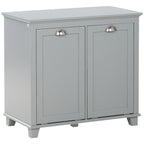 Tilt-Out Laundry Cabinet with Dual Compartment Hamper