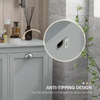 Tilt-Out Laundry Cabinet with Dual Compartment Hamper