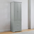 Tall Freestanding Bathroom Storage Cabinet with 3 Drawers