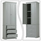Tall Freestanding Bathroom Storage Cabinet with 3 Drawers