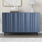 Storage Cabinet with Adjustable Shelves and 2 Drawers