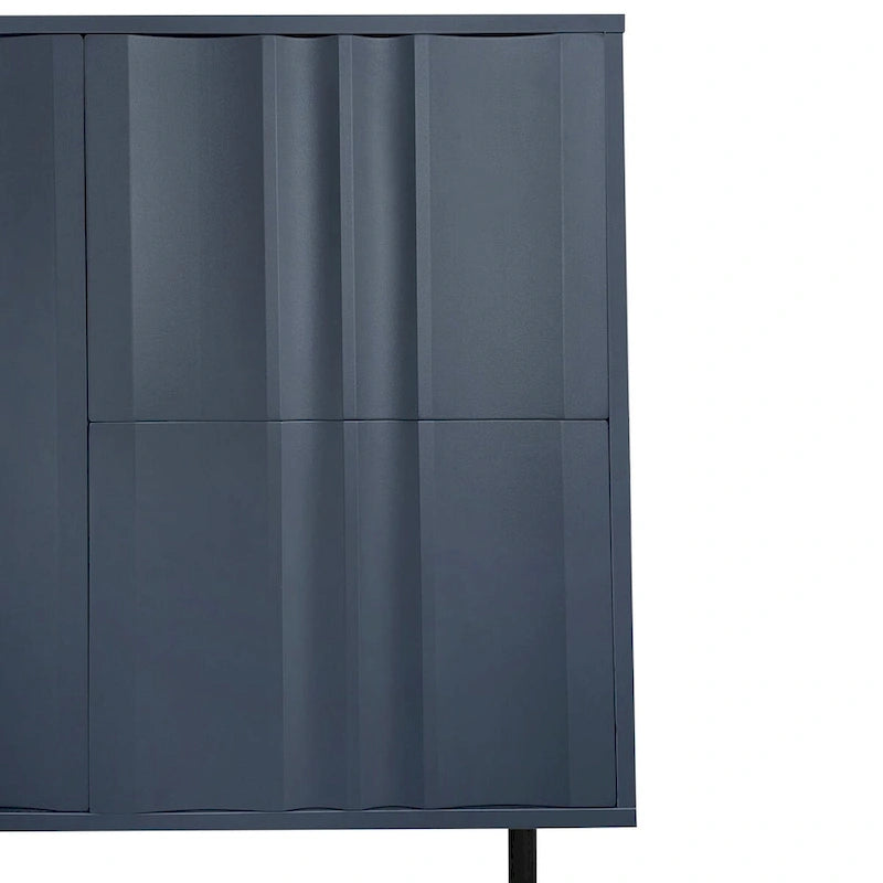 Storage Cabinet with Adjustable Shelves and 2 Drawers