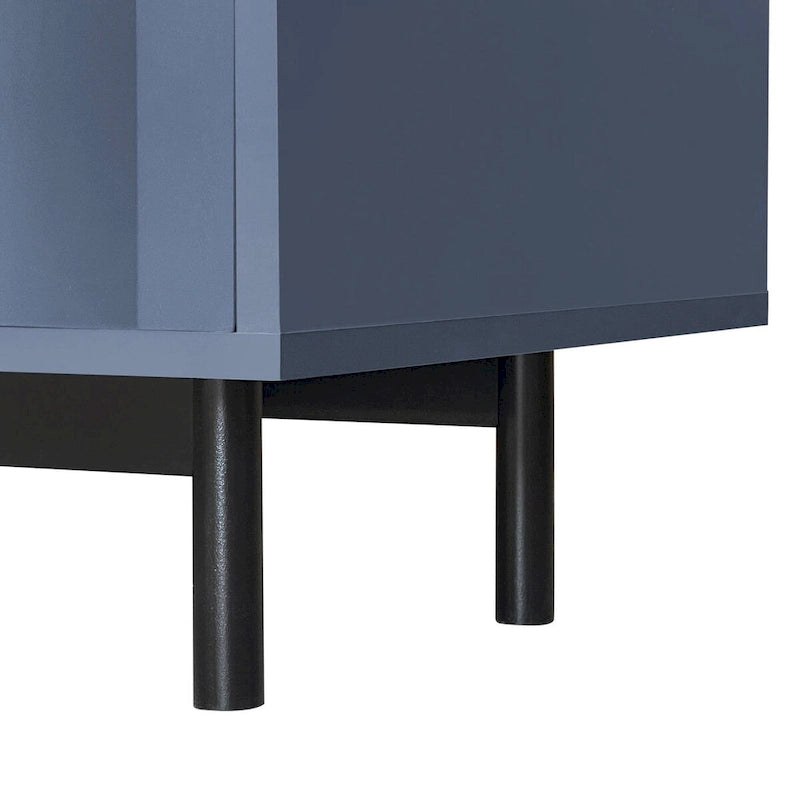Storage Cabinet with Adjustable Shelves and 2 Drawers