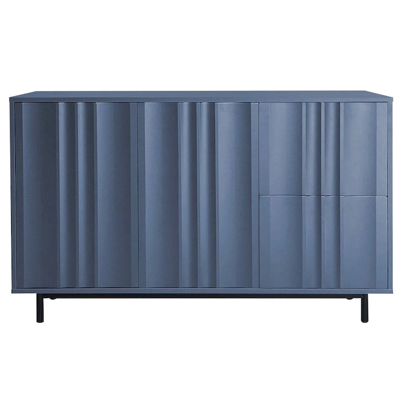 Storage Cabinet with Adjustable Shelves and 2 Drawers