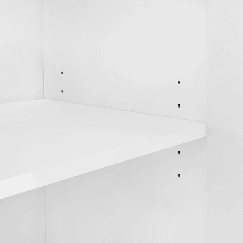 Storage Cabinet with Adjustable Shelves and 2 Drawers