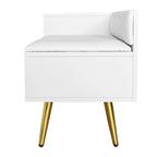 Shoe Storage Bench with Cushioned Seat