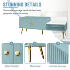 Shoe Storage Bench with Cushioned Seat