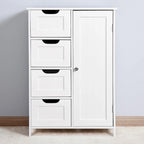 Floor Cabinet with Drawers and Adjustable Shelf